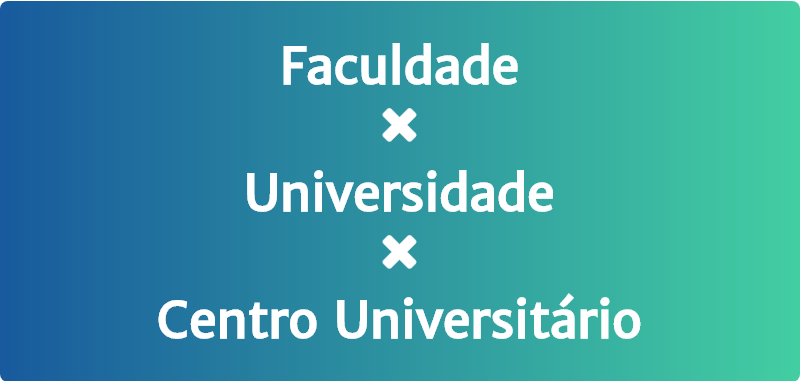 Qual a diferença entre Faculdade e Universidade?